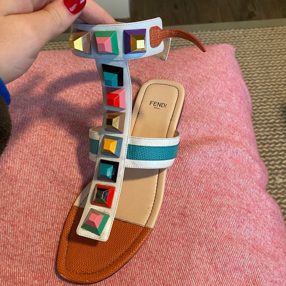 Fendi studded sandals